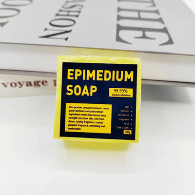 Sabão de extrato de Epimedium à base de ervas para uma experiência de banho saudável e rejuvenescente
