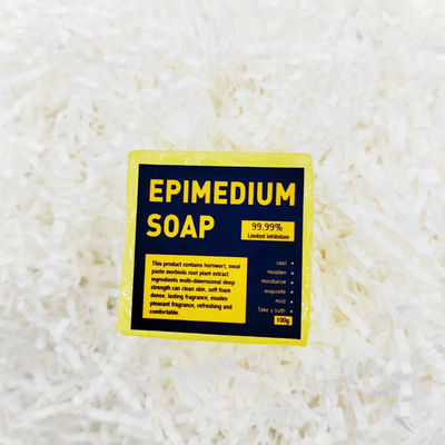 Sabão de extrato de Epimedium à base de ervas para uma experiência de banho saudável e rejuvenescente