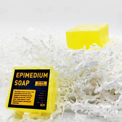 Sabão de extrato de Epimedium à base de ervas para uma experiência de banho saudável e rejuvenescente
