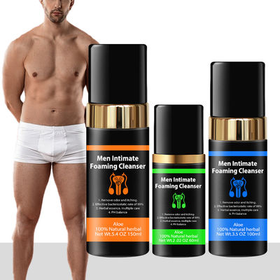 100% Ervas Naturais Homens Intim Wash Set para marca privada e benefícios antimicrobianos