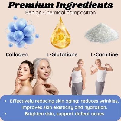 Pure Organic Bloom Slimming Coffee Powder com Colágeno Solução Natural de Perda de Peso