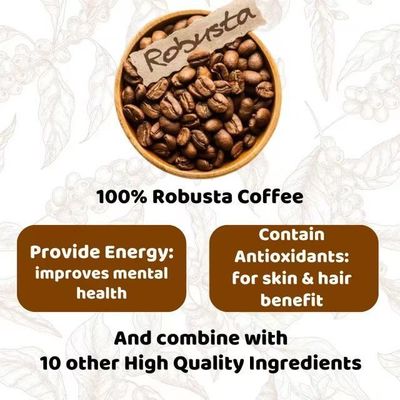 Pure Organic Bloom Slimming Coffee Powder com Colágeno Solução Natural de Perda de Peso
