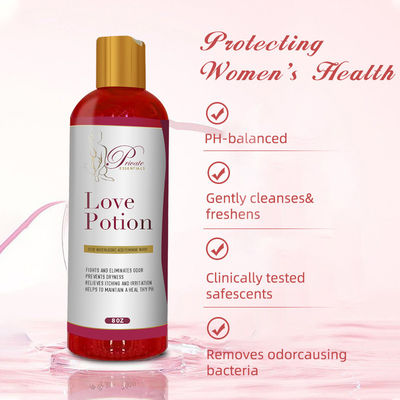 Rótulo Privado Natural Refrescante Equilíbrio de pH Limpeza Erva Yoni Feminino Gel de Lavar