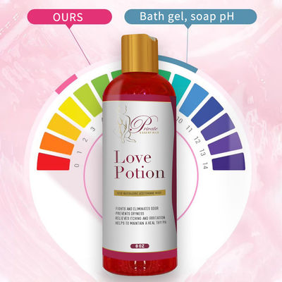 Rótulo Privado Natural Refrescante Equilíbrio de pH Limpeza Erva Yoni Feminino Gel de Lavar
