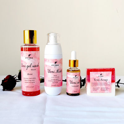 N.W 60ML Marca privada Rosa Yoni Gel Lava perfeito para cuidados de higiene feminina