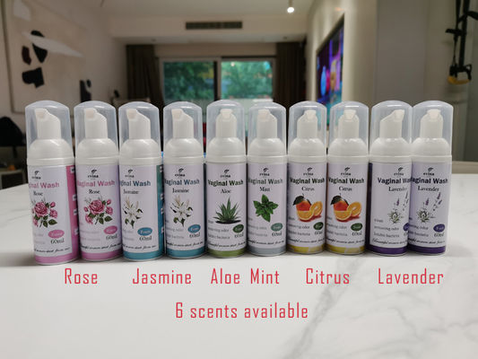60ml de marca privada de higiene feminina lavagem para limpeza vaginal 2022 Hot Seller