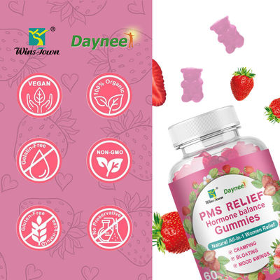 Regulagem da Menstruação Gummy OEM Womb Detox Yoni Gummies 3g*60 Sandwich Diamond Shape
