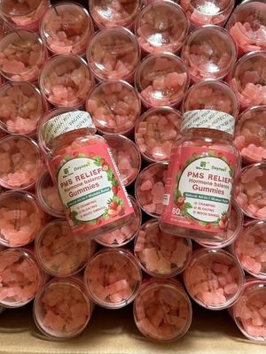 Regulagem da Menstruação Gummy OEM Womb Detox Yoni Gummies 3g*60 Sandwich Diamond Shape