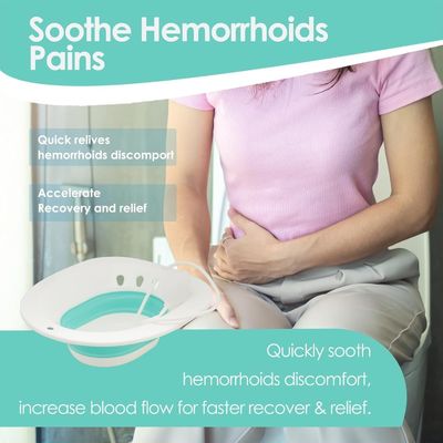 Saúde da Mulher Sits dobráveis Banho para banheiro Sits Hemorroidas Cuidados pós-parto Bacia