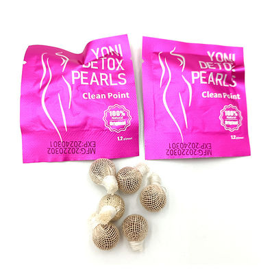 Extração de Ervas Naturais Limpeza Vaginal Yoni Detox Perlas Personalizadas N.W 1.2g