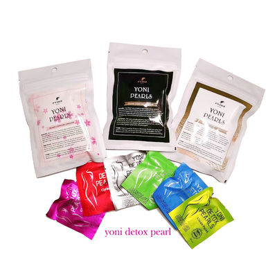 Extração de Ervas Naturais Limpeza Vaginal Yoni Detox Perlas Personalizadas N.W 1.2g