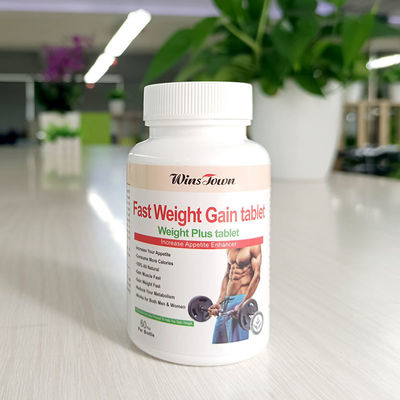 Suplementos de reforço de ervas saudáveis formulados em comprimidos para ganho de peso rápido em homens