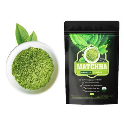 100% de ervas naturais em pó orgânico de matcha para cerimônia de chá tradicional japonesa