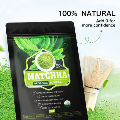100% de ervas naturais em pó orgânico de matcha para cerimônia de chá tradicional japonesa