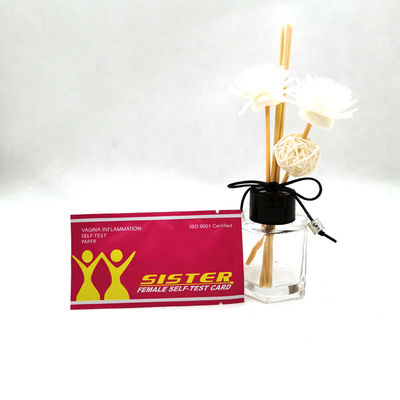 Cartão de Auto-Teste de Saúde da Vagina 11*6*0.5mm Tamanho Produtos de Ponto Irmãs Tiras de Teste de pH