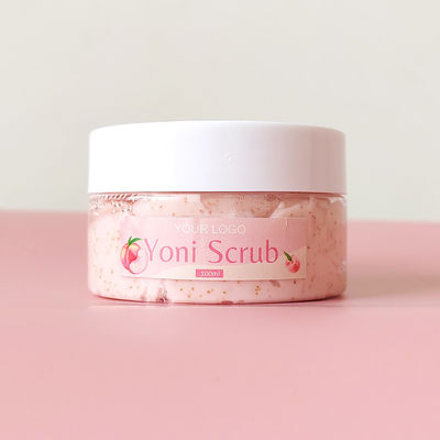 Exfoliante hidratante de rótulo privado para a vagina Equilíbrio de PH Reparação Feminina Branqueamento Yoni Scrub