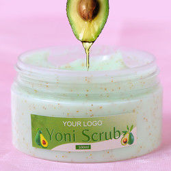 Exfoliante hidratante de rótulo privado para a vagina Equilíbrio de PH Reparação Feminina Branqueamento Yoni Scrub