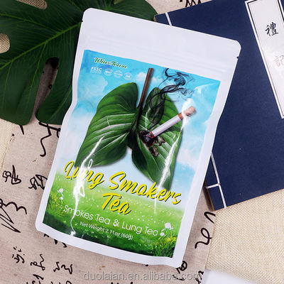 100% de fumo de pulmão natural Chá para uma saúde pulmonar ótima Especificação do produto 3g*20