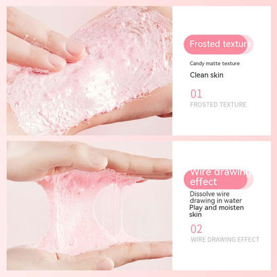 Esfoliante corporal de limpeza vaginal com longa vida útil e propriedades efetivas de esfoliação