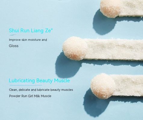 Esfoliante corporal de limpeza vaginal com longa vida útil e propriedades efetivas de esfoliação
