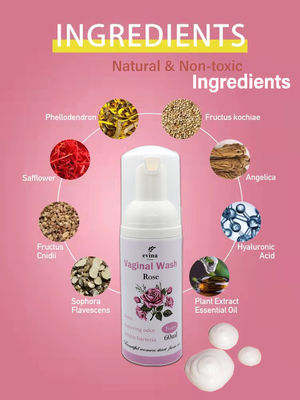 2 anos de vida útil Marca privada Mel natural de ervas Yoni Lava para limpeza feminina