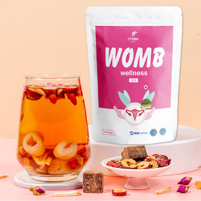 Solução natural para cólicas menstruais Método de armazenamento de chá de desintoxicação do útero Temperatura ambiente