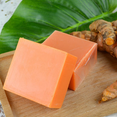 Sabão orgânico de gengibre e cúrcuma para pele sensível Calmante e limpeza vaginal