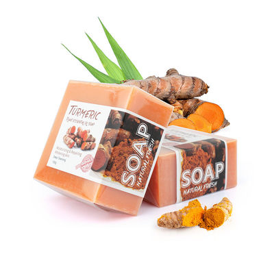 Sabão orgânico de gengibre e cúrcuma para pele sensível Calmante e limpeza vaginal