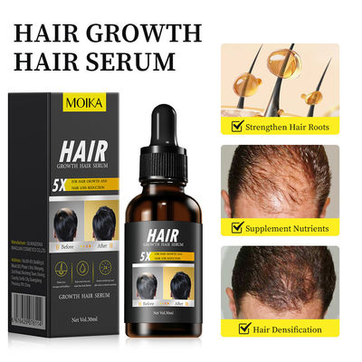Potente soro anti-caída de cabelo com óleo de gengibre e vitamina B5