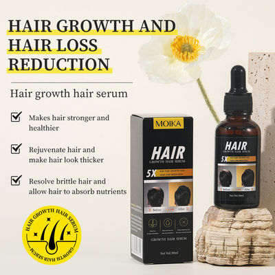 Potente soro anti-caída de cabelo com óleo de gengibre e vitamina B5
