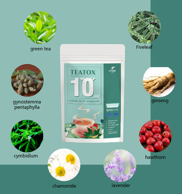 Marca privada chá natural para emagrecer para crianças pronto para envio e 100% natural