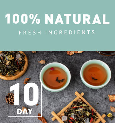 Marca privada chá natural para emagrecer para crianças pronto para envio e 100% natural