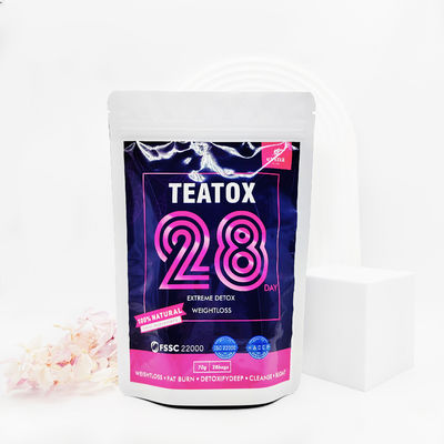 28 dias Detox pós- parto Chá de emagrecimento Chá medicinal para homens Suplemento de cuidados de saúde
