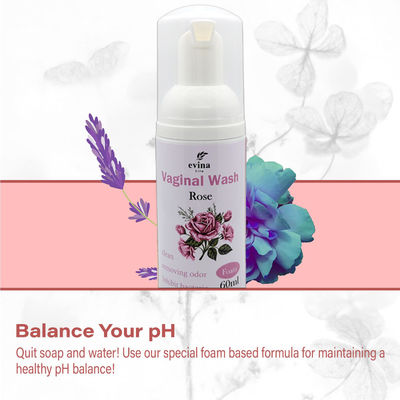 Amostra grátis 100% Balanço de pH Natural Vaginal Feminino Yoni Espuma Lavar para as Mulheres Higiene