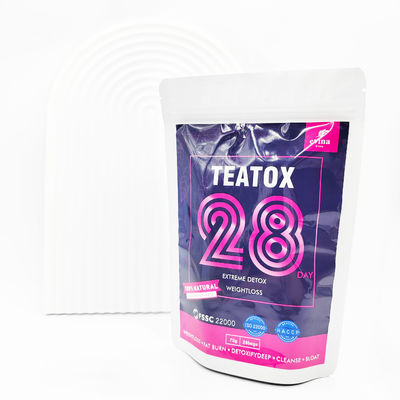 28 dias Detox pós- parto Chá de emagrecimento Chá medicinal para homens Suplemento de cuidados de saúde