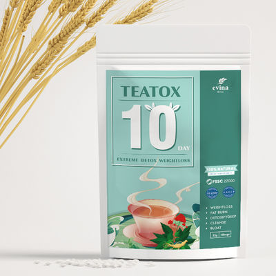O melhor chá magro para adultos A solução perfeita para perda de peso e tonificação da barriga 5g*10