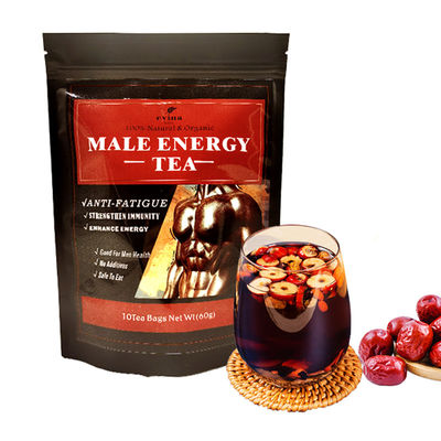 100% Ervas Naturais Marca Privada Ginseng Red Dates Goji Berry Homem Saúde Blend Tea