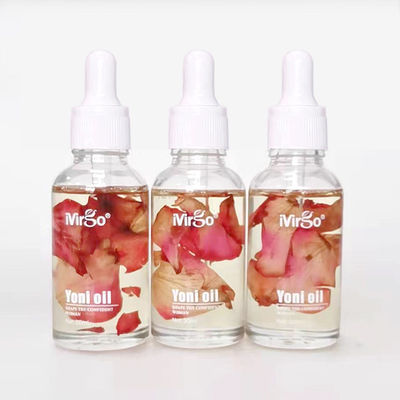 Óleo de qualidade alimentar para aperto vaginal Natural Yoni Rose Essential e Certificação