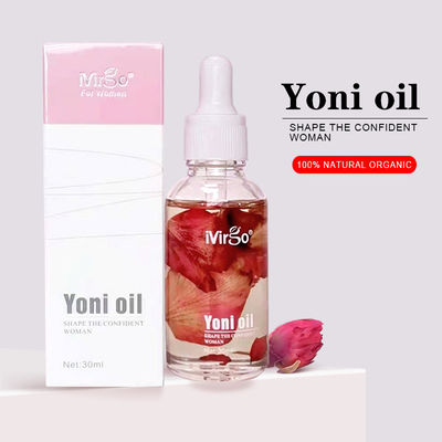 Óleo de qualidade alimentar para aperto vaginal Natural Yoni Rose Essential e Certificação
