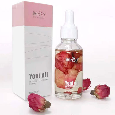 Óleo de qualidade alimentar para aperto vaginal Natural Yoni Rose Essential e Certificação