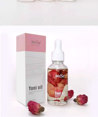 Óleo de qualidade alimentar para aperto vaginal Natural Yoni Rose Essential e Certificação