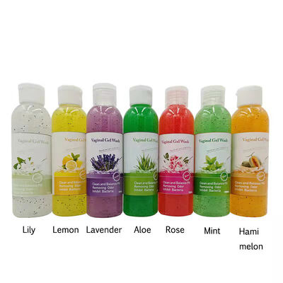 Formulário 100% natural de ervas espumante pH equilibrador limpador íntimo lavagem para mulheres higiene