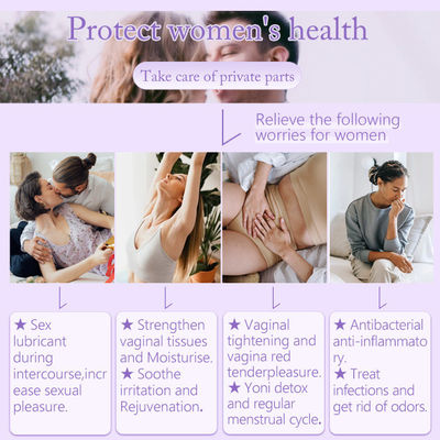 Botelha de prensagem de ervas naturais Óleo Yoni 30 ml para saúde privada da mulher N.W.