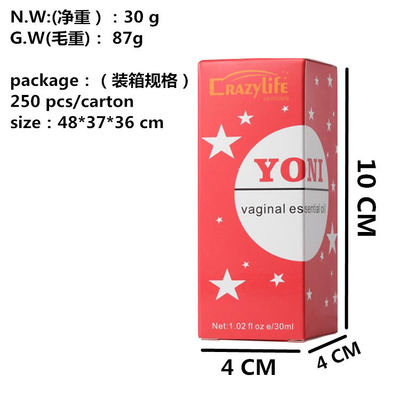 Óleo Yoni Profissional para Massagem Vaginal Natural em 30 ml N.W. Prazo de validade 2 anos
