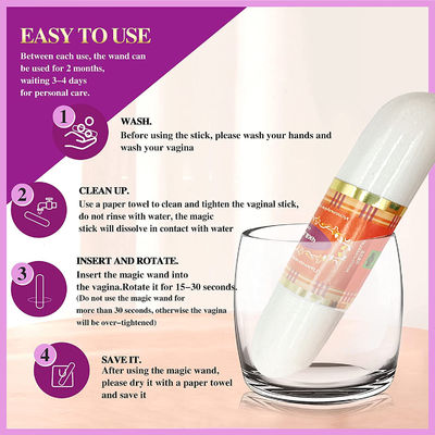 Produtos Vaginais de Marca Privada Yoni Tighten Stick para Apertar e Rejuvenescer Ervas