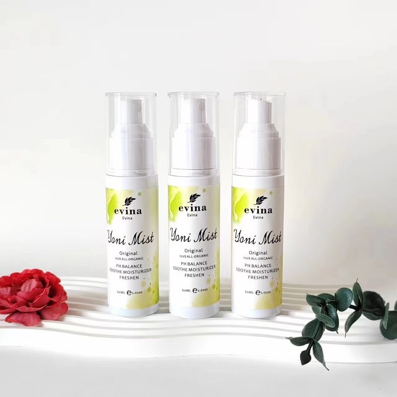 Rótulo privado 60ml Erva orgânica Yoni Mist para pH Balance Limpeza 100% Natural