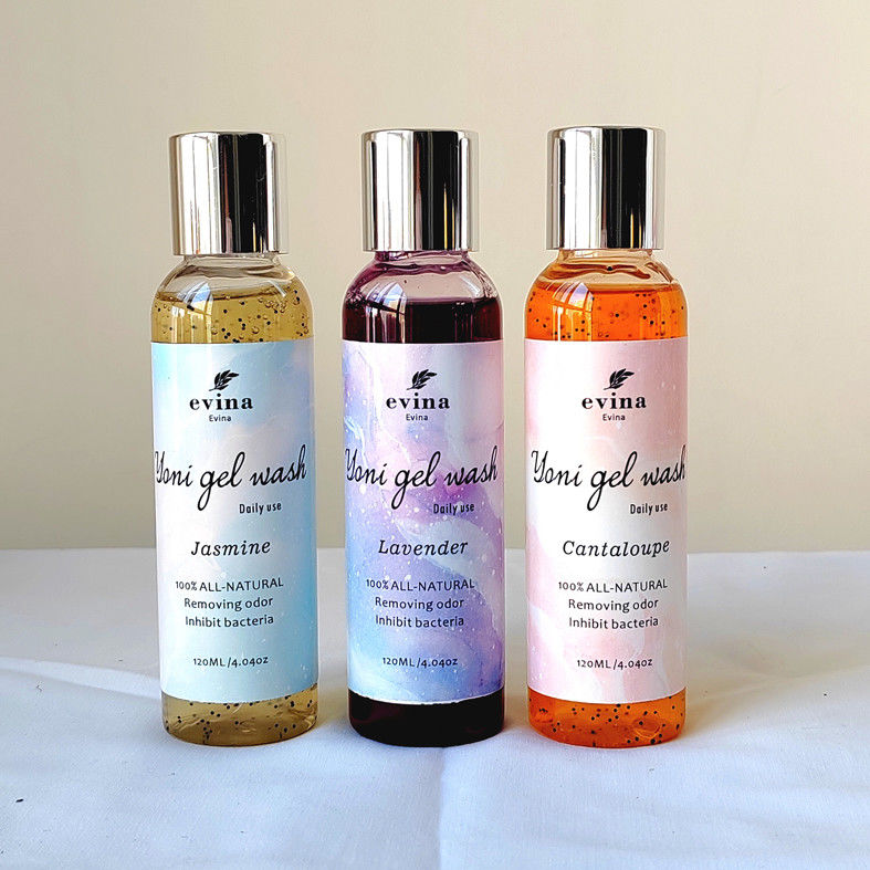 Limpeza vaginal Gel herbal Yoni Refrescante Lavar íntimo 150ml MOQ baixo Vegano orgânico