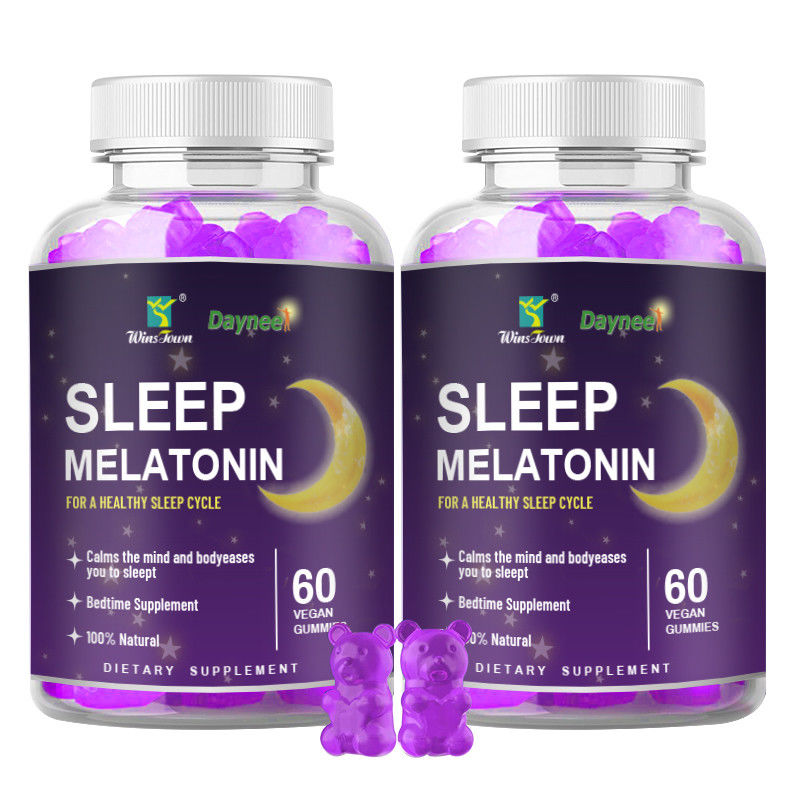 Marca privada Goma de melatonina para melhor sono e relaxamento 24 meses de validade
