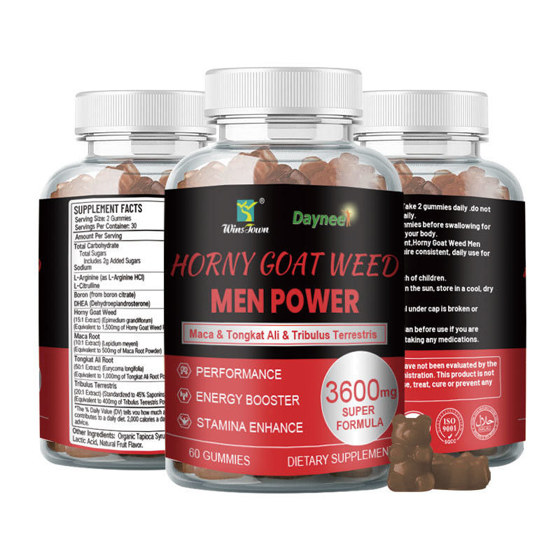 Forever Multi Maca Gummy Candy Aumento de Potência Humana para Energia e Força Duradoura