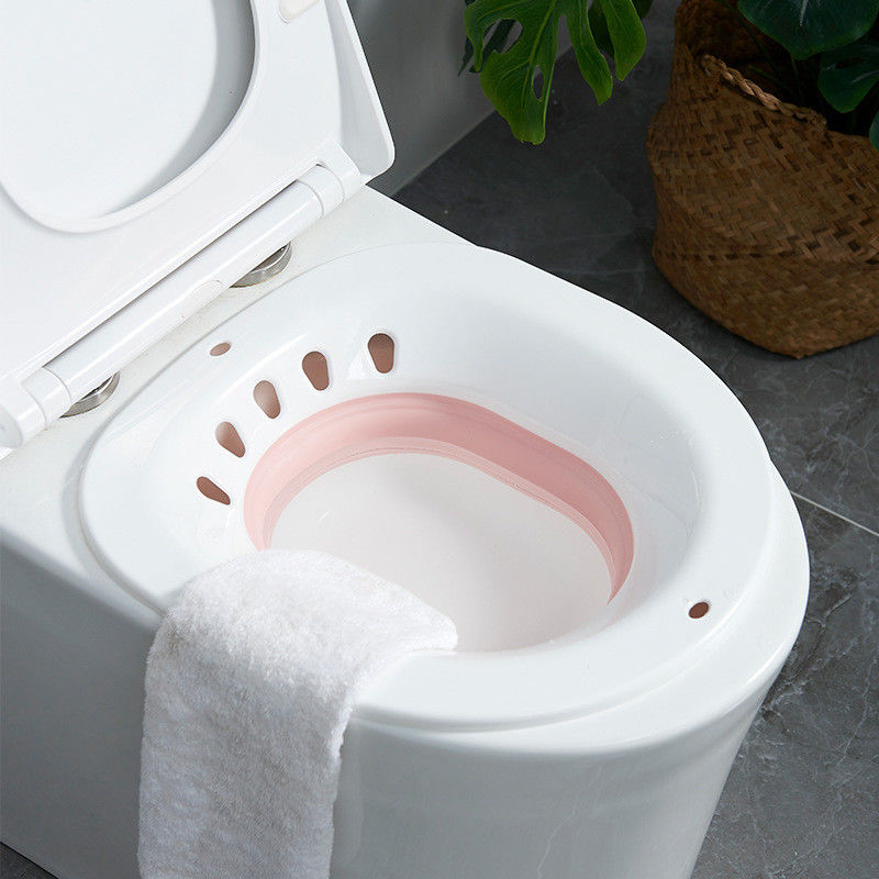 Saúde da Mulher Sits dobráveis Banho para banheiro Sits Hemorroidas Cuidados pós-parto Bacia